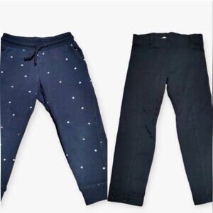 KIDS Black Leggings and Polkadot Joggers